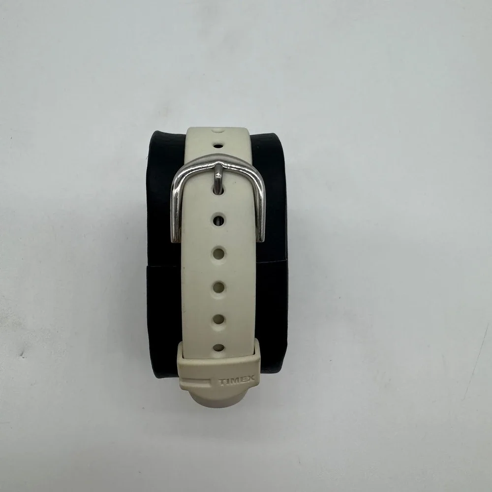 Timex 1440 Sports Digital Watch White Rose Gold T5G881 Indiglo WR50M Mens Womens
